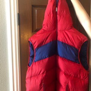 Michael Kors Colorblocked Striped Full Zip Hooded